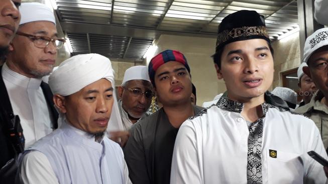 Alvin Faiz, anak Ustadz Arifin Ilham. (Ismail/Suara.com)
