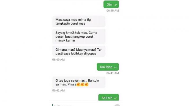 Selain Antar Pelanggan, Driver Ojol Ini Dipesan untuk Nangkep Curut