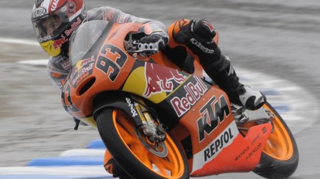 Pebalap Spanyol, Marc Marquez, saat masih memperkuat tim KTM di kelas 125cc tahun 2009. [AFP/Toshifumi Kitamura]