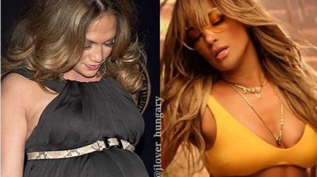 Jennifer Lopez ikut 10 Years Challenge. (Instagram/jlo)