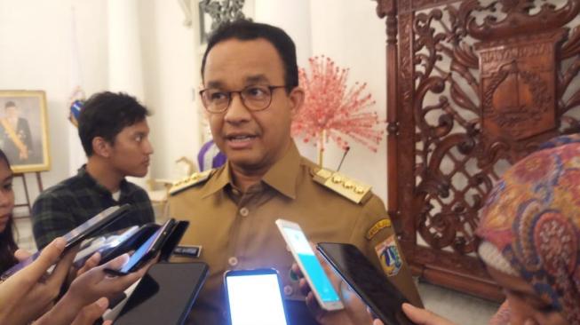 Gubernur DKI Jakarta Anies Baswedan (Suara,com/Chyntia Sami Bhayangkara)