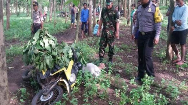 Tewas di Tengah Hutan, Jasad Widodo Ditemukan Tertindih Motor