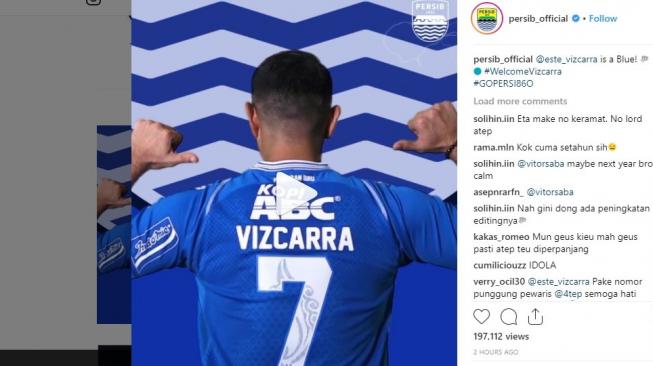 Screenshot instagram.com/persib_official