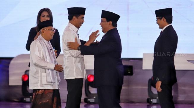 Debat Capres 2019, Kubu Jokowi Klaim Unggul 3-1 Atas Prabowo