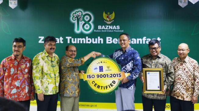 Awal 2019, BAZNAS Kembali Raih Sertifikat ISO 9001-2015