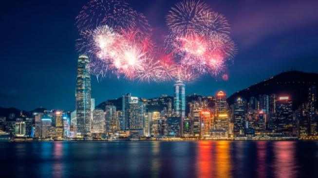 Perayaan Tahun Baru Imlek di Hong Kong. (Shutterstock)