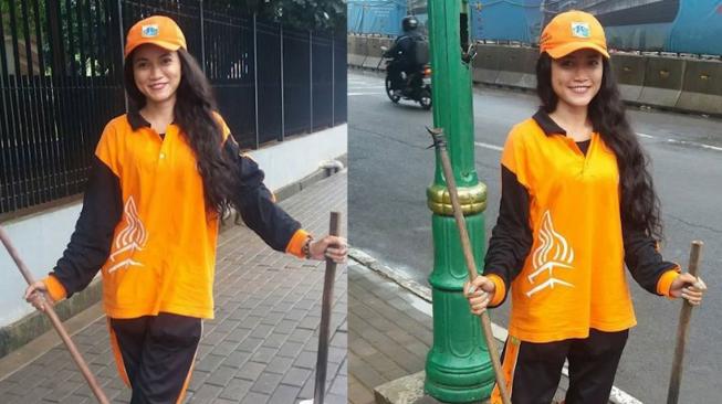 Potret Cantik Petugas PPSU yang Viral