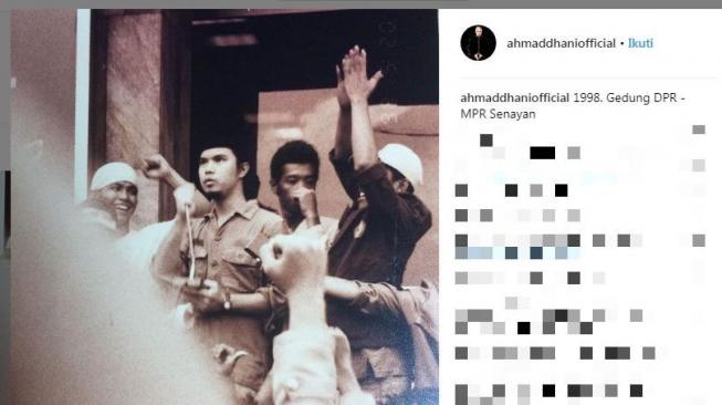 Tangkapan layar unggahan Ahmad Dhani [Instagram/Ahmaddhaniofficial]