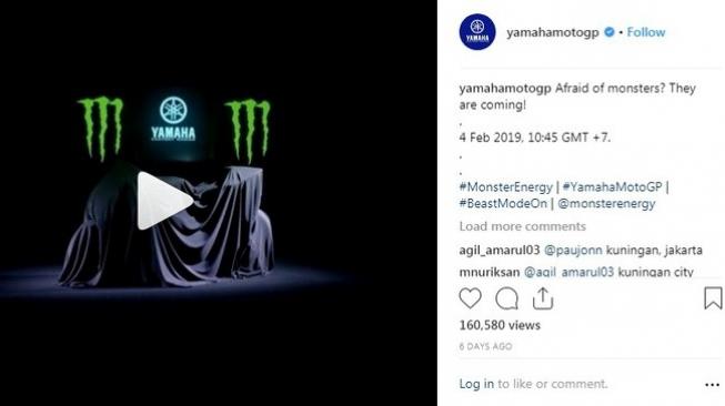 Rossi Bocorkan Warna Baru Yamaha di MotoGP 2019, seperti Inter Milan