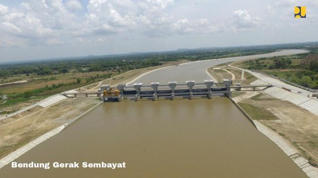 Bantu Pengairan Sawah Petani, PUPR Rehabilitasi Bendung Gerak Sembayat