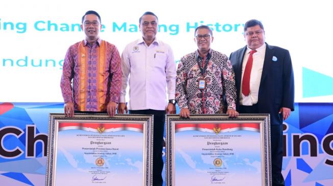 Evaluasi Akuntabilitas Kinerja 2018, Jabar dan Bandung Dapat Predikat A