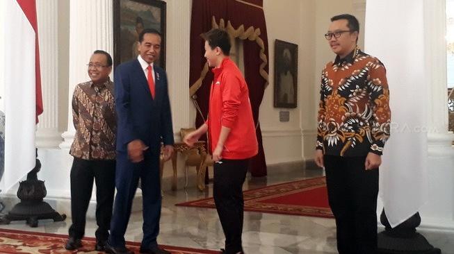 Usai Gantung Raket, Liliyana Natsir Menghadap Jokowi