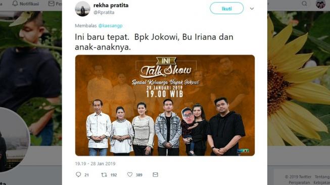 Postingan Kaesang Pangarep. [Twitter]