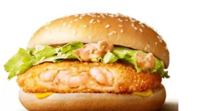 Burger EBI Filet-O, menu McDonalds Jepang. (McDonalds Jepang)