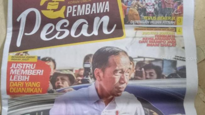 TKN Jokowi - Ma'ruf Amin Klaim Tak Tahu Soal Tabloid Pembawa Pesan