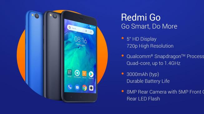 Xiaomi Luncurkan Gawai Murah Redmi Go