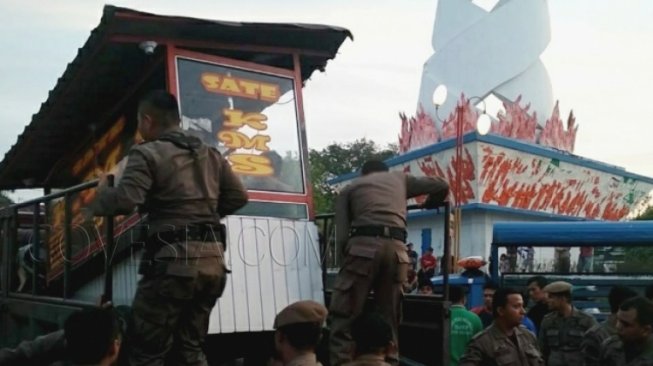 Penjual Sate KMS Mengaku Tidak Tahu Dagangannya Daging Babi