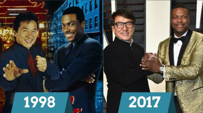 Jackie Chan dan Chris Tucker di film Rush Hour (YouTube)