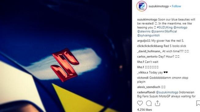 Begini Tampilan Baru Motor Tim Suzuki di MotoGP 2019