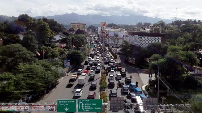 Hari Ini Sampai Tahun Baru Jalur Puncak Bogor Oneway