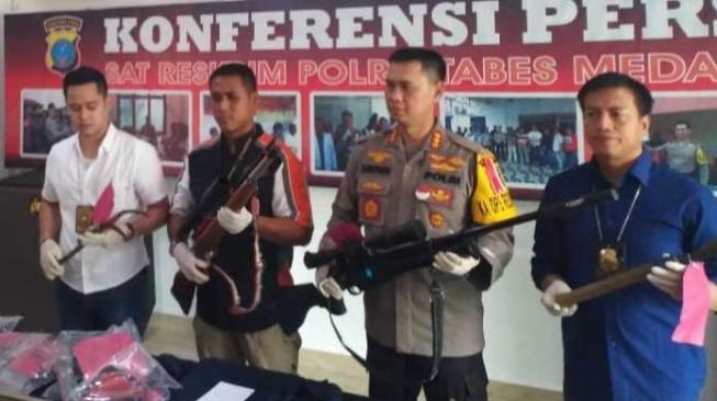 4 Pembunuh Anggota Ormas di Medan Ditangkap, Satu Pelaku Didor Polisi