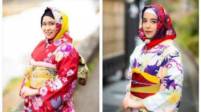 Hijab Wagara, Kimono Syari yang Bisa Disewa Turis Seharga Rp 38 RIbu