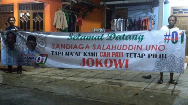 Kampanye di Pati, Warga Bilang ke Sandiaga Uno Titip Salam untuk Jokowi