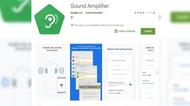 Sound Amplifier. [Google Play Store]