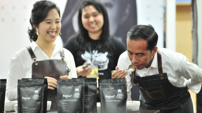  Jokowi Sebut Prospek Warung Kopi Indonesia Besar Sekali