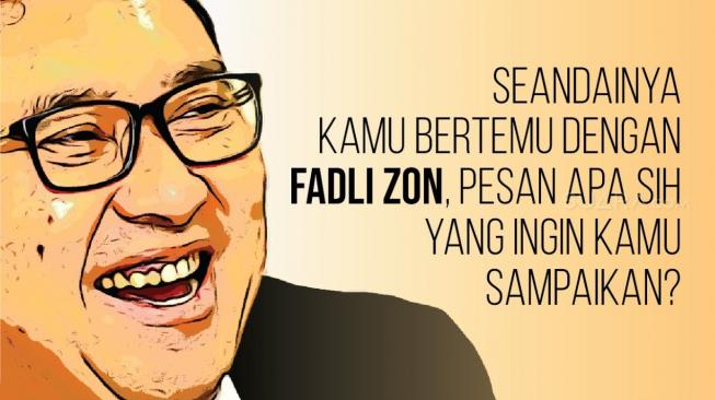 Pesan-pesan Pedas Pembaca Suara yang Boleh Diketahui Fadli Zon