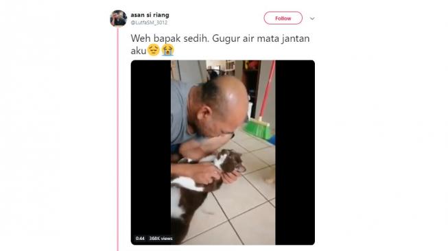 Ditinggal Hewan Peliharaanya Mati, Reaksi Pria Ini Tak Biasa