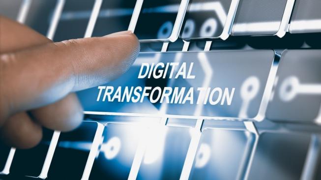 Ilustrasii transformasi digital. [Shutterstock]