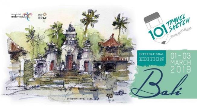 Para Sketcher Dunia Bertemu di Bali, Ajang Belajar dan Eksplore Wisata