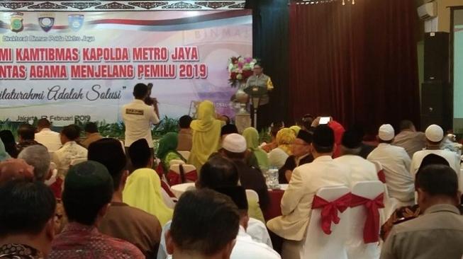 Jelang Pemilu, Polda Metro Ajak Tokoh Lintas Agama Berikrar