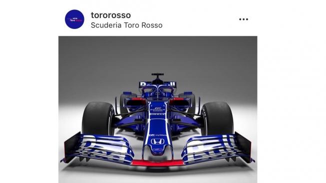 Jet darat Scuderia Toro Rosso 2019 [Instagram: tororosso].