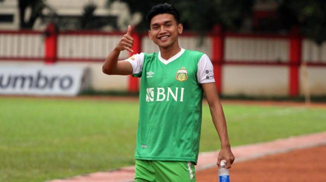 Penyerang Bhayangkara FC, Dendy Sulistyawan. (dok. Bhayangkara FC)