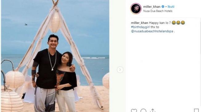 Potret Liburan Romantis Miller Khan dan Pacar, Bikin Ngiler