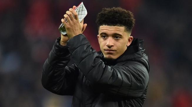 Winger Borussia Dortmund, Jadon Sancho. [Glyn KIRK / AFP]