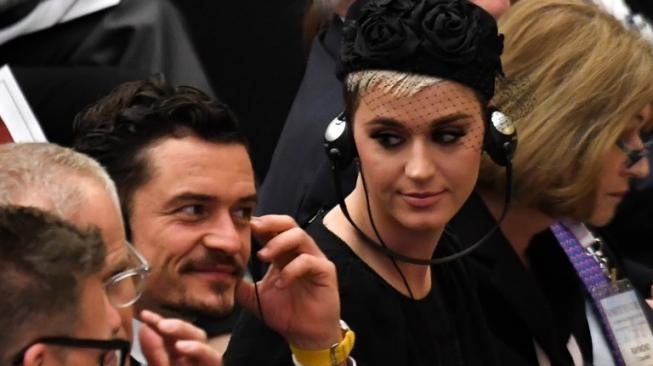 Katy Perry dan Orlando Bloom (Andreas SOLARO / AFP)