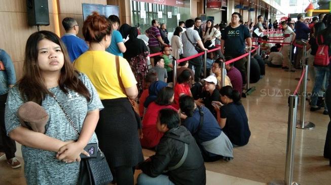 Penampakan pengunjung di acara XTRA XPO yang digear CIMB Niaga di BSD, Tangerang (Suara.com/Walda)