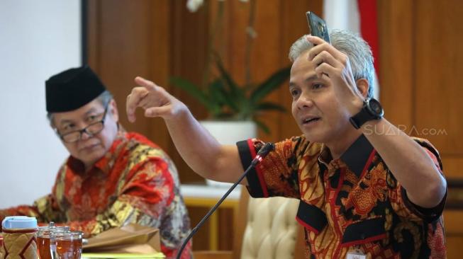 Gubernur Jawa Tengah Ganjar Pranowo (Suara.com/Adam Lyasa)