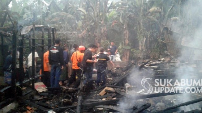 Korban Kebakaran Sukabumi, Ayah Ibu dan Anak Ditemukan Tewas Berangkulan