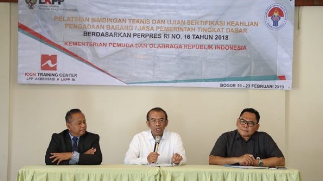 Dorong Kompetensi Pejabat, Menpora Bikin Sertifikasi Pengadaan Barang/Jasa