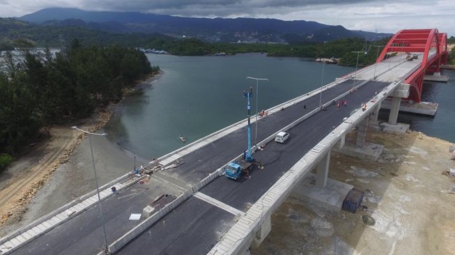 Jembatan Hotelkamp di Papua. (Kantor Staf Kepresidenan)