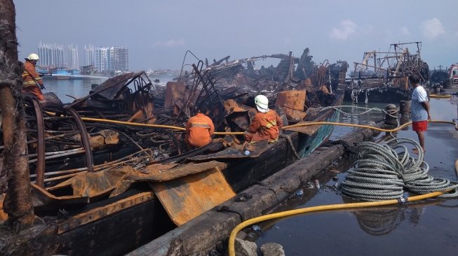 Kebakaran di Pelabuhan Muara Baru, Polisi Periksa 21 Saksi