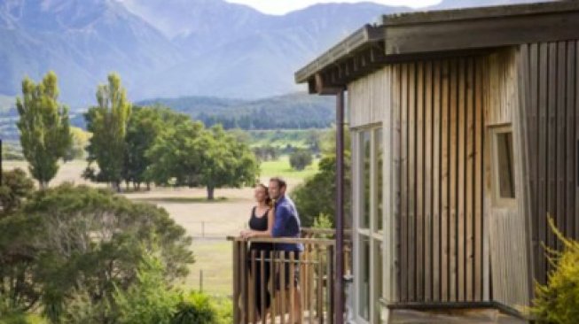 Hapuku Lodge + Tree Houses di Selandia Baru. (Tourism New Zealand)