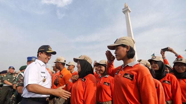 Anies Minta Pasukan TNI-Polri Jaga Jakarta Selama Pemilu