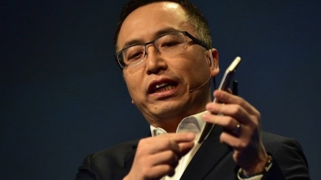 CEO Honor, George Zhao. [AFP/Frederic J. Brown]