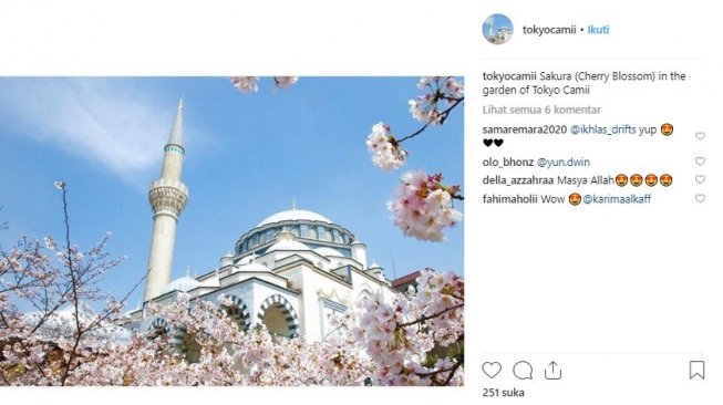 Indahnya Masjid Tokyo Camii, Lokasi Pernikahan Syahrini dan Reino Barack