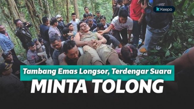 Longsor di Area Pertambangan Ilegal, Terdengar Suara Minta Tolong